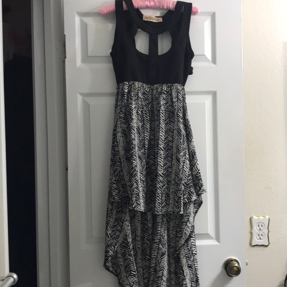 Black and white dress